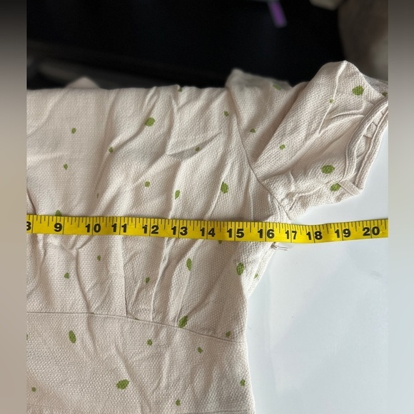 NWT Free People Abbie Reversible Fit & Flare Mini Dress Ivory Sz 2 - Picture 12 of 14